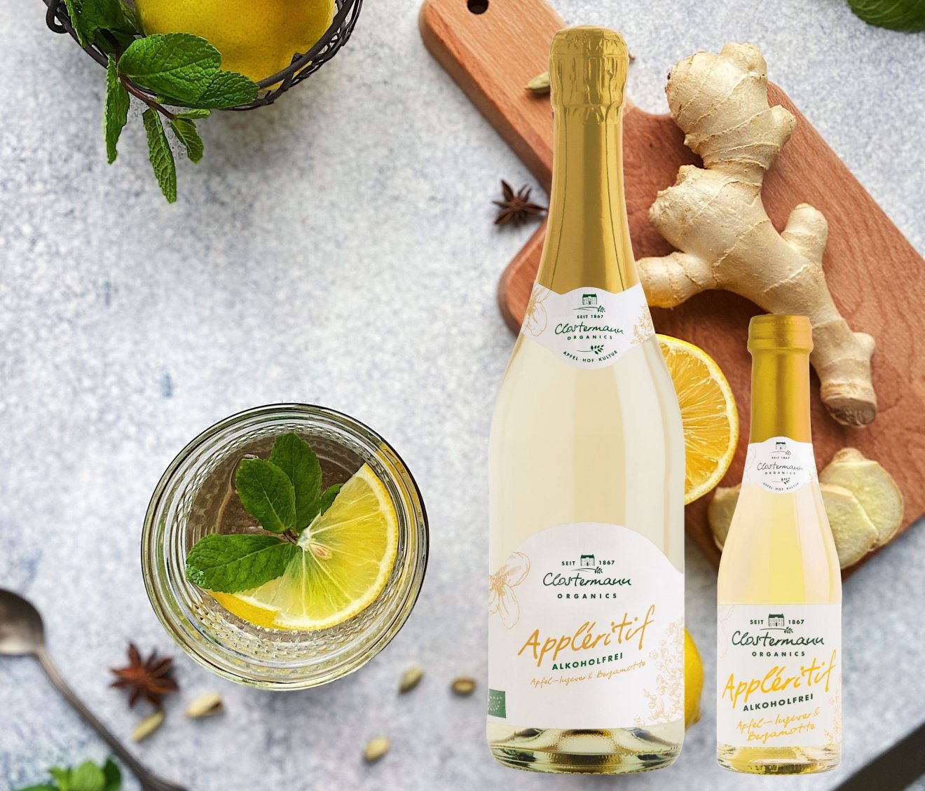 Appléritif Ingwer-Bergamotte
